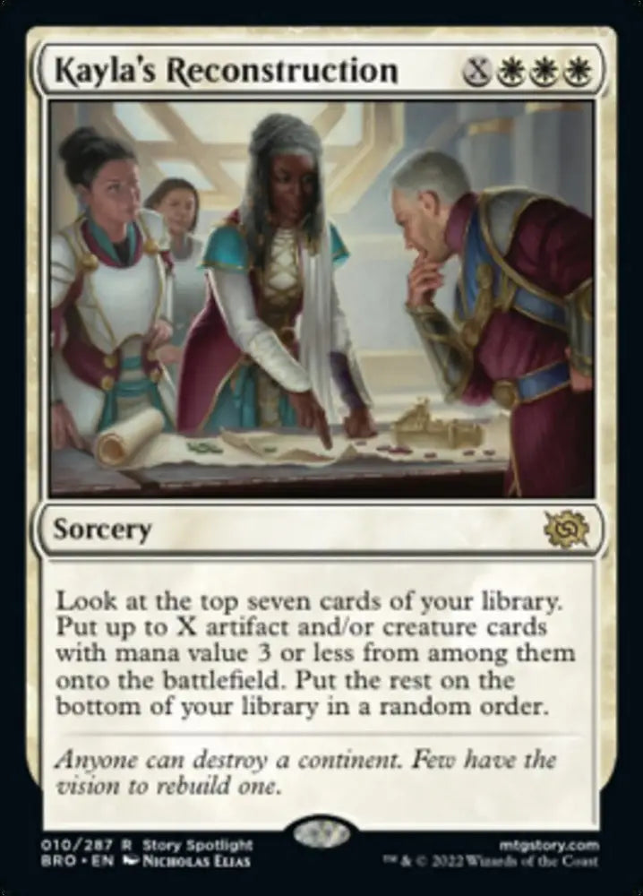 Kayla’s Reconstruction [The Brothers’ War] - MTG Single