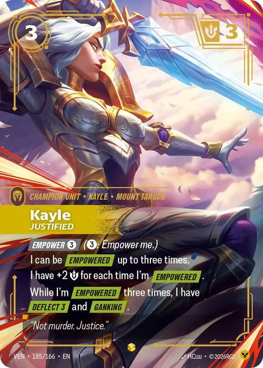 Kayle, Justified (Overnumbered) (185/166) [Vendetta]