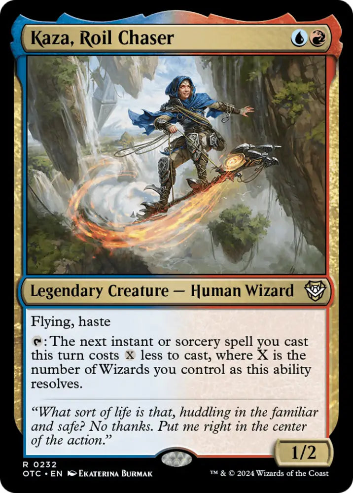 Kaza Roil Chaser [Outlaws of Thunder Junction Commander] - MTG Single