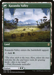 Kazandu Mammoth // Kazandu Valley [Zendikar Rising] - MTG Single