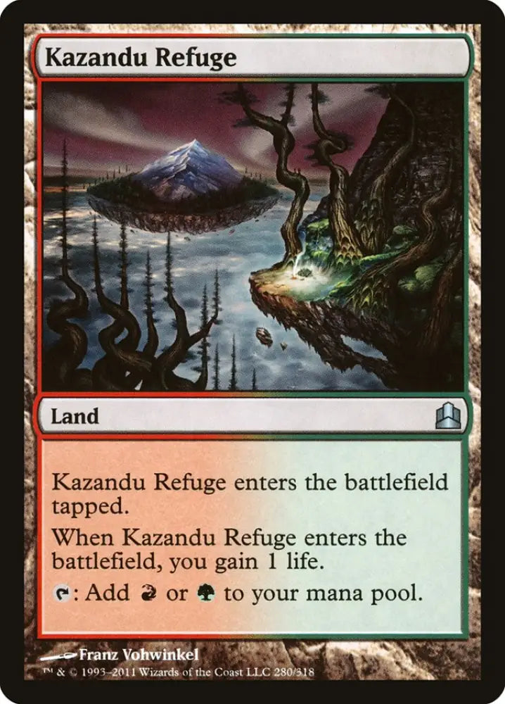 Kazandu Refuge [Commander 2011] - MTG Single