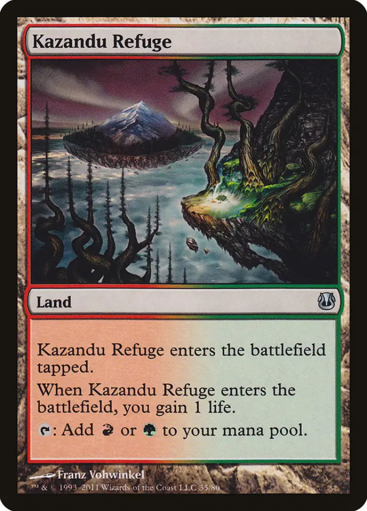 Kazandu Refuge [Duel Decks: Ajani vs. Nicol Bolas] - MTG Single