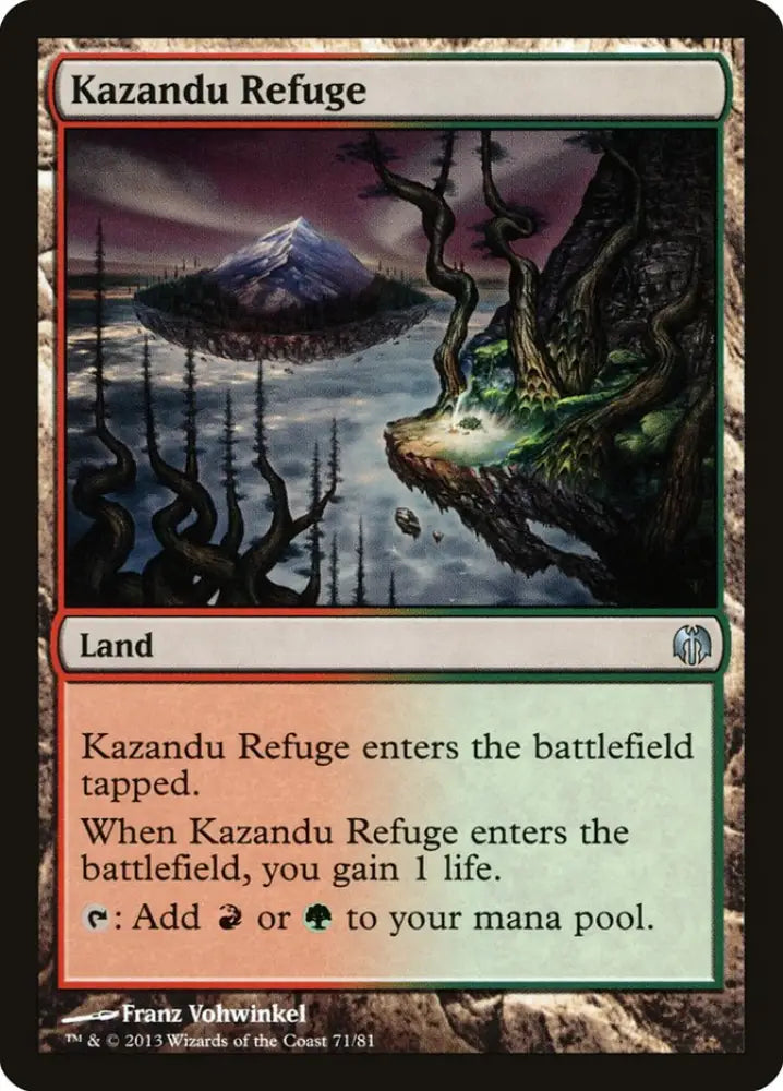 Kazandu Refuge [Duel Decks: Heroes vs. Monsters] - MTG Single