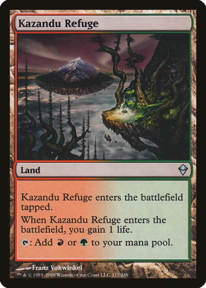 Kazandu Refuge [Zendikar] - MTG Single
