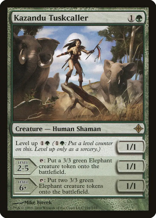 Kazandu Tuskcaller [Rise of the Eldrazi] - MTG Single