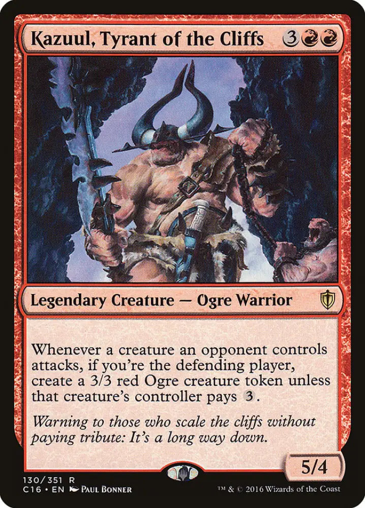 Kazuul Tyrant of the Cliffs [Commander 2016] - MTG Single