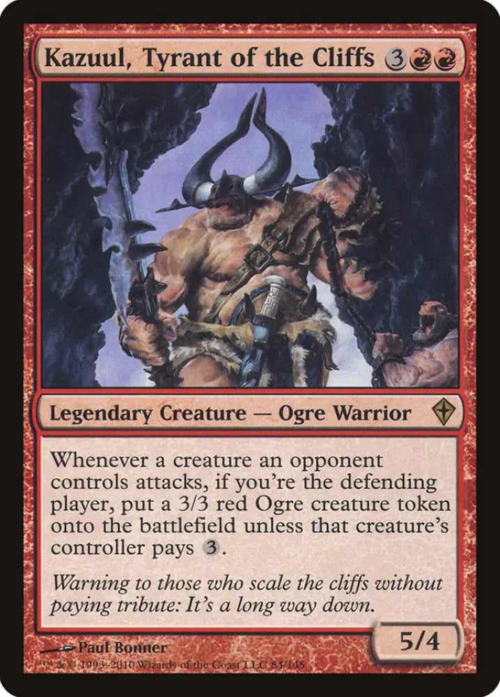 Kazuul Tyrant of the Cliffs [Worldwake] - MTG Single