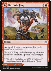 Kazuul’s Fury // Kazuul’s Cliffs [Zendikar Rising] - MTG Single