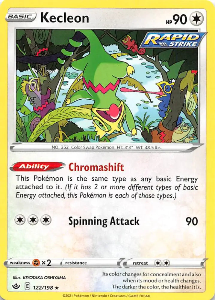 Kecleon (122/198) [Sword & Shield: Chilling Reign] - Pokemon Single