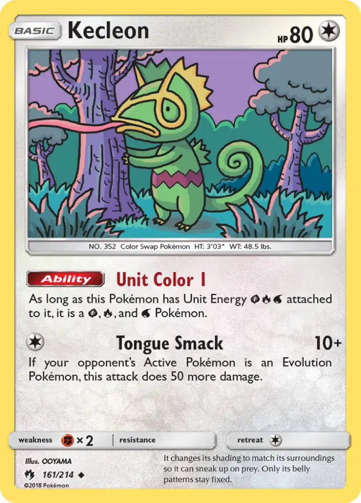 Kecleon (161/214) [Sun & Moon: Lost Thunder] - Pokemon Single