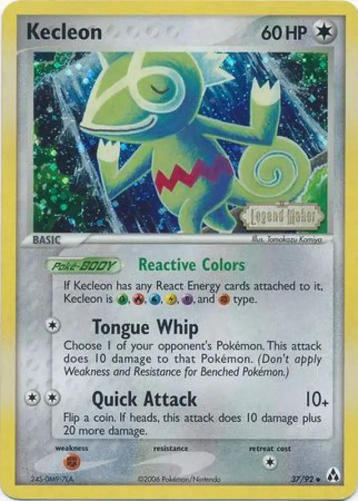 Kecleon (37/92) (Stamped) [EX: Legend Maker] - Pokemon Single