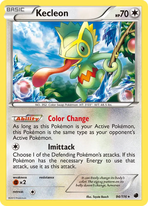 Kecleon (94/116) [Black & White: Plasma Freeze] - Pokemon Single