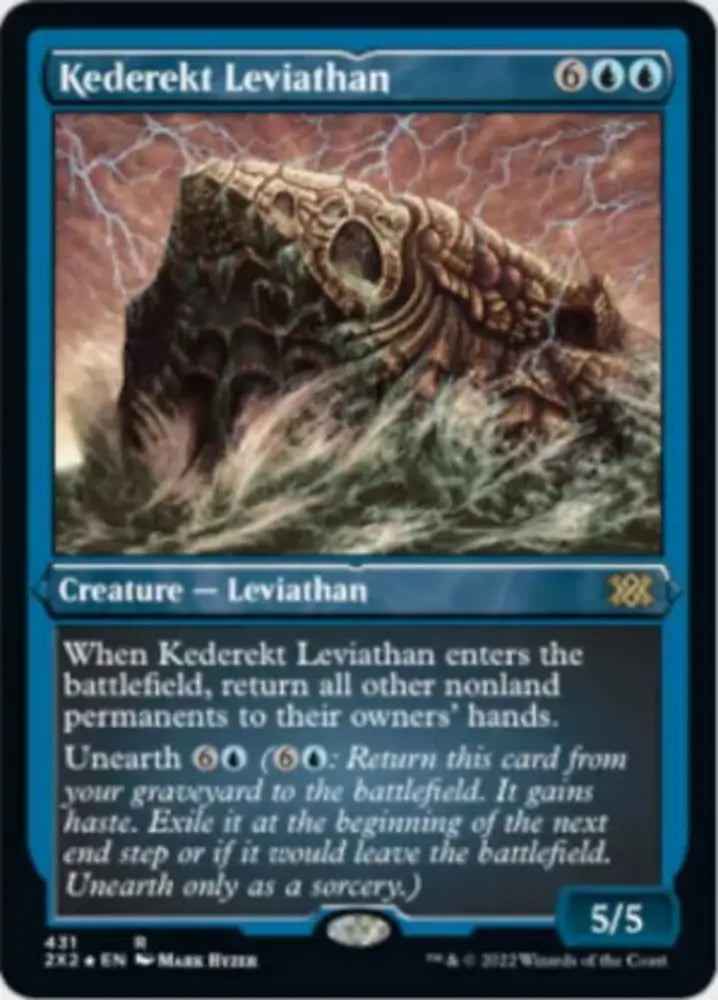 Kederekt Leviathan (Foil Etched) [Double Masters 2022] - MTG Single