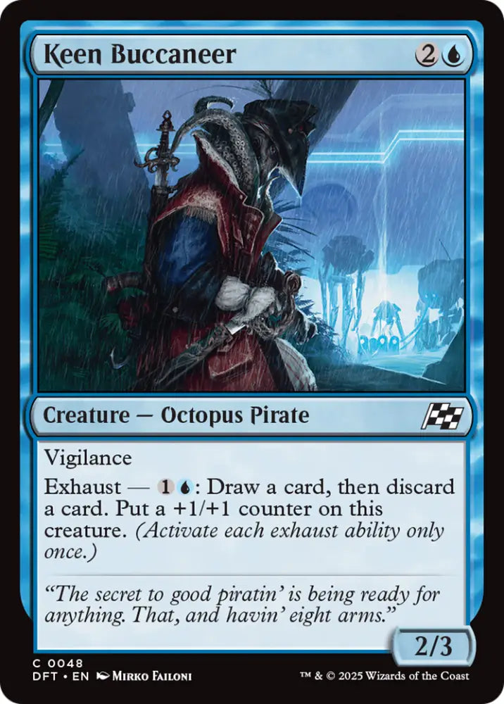 Keen Buccaneer [Aetherdrift] - MTG Single