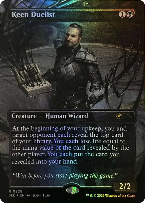 Keen Duelist (Rainbow Foil) [Secret Lair Drop Series] - MTG Single