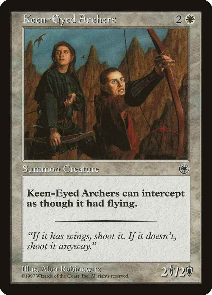 Keen-Eyed Archers [Portal] - MTG Single