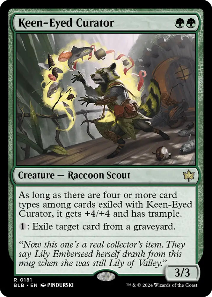 Keen-Eyed Curator [Bloomburrow] - MTG Single