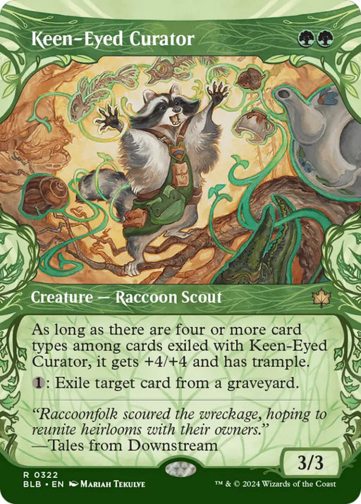 Keen-Eyed Curator (Showcase) [Bloomburrow] - MTG Single