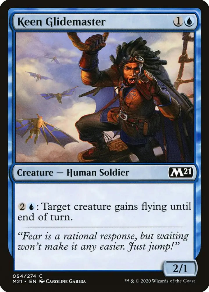 Keen Glidemaster [Core Set 2021] - MTG Single