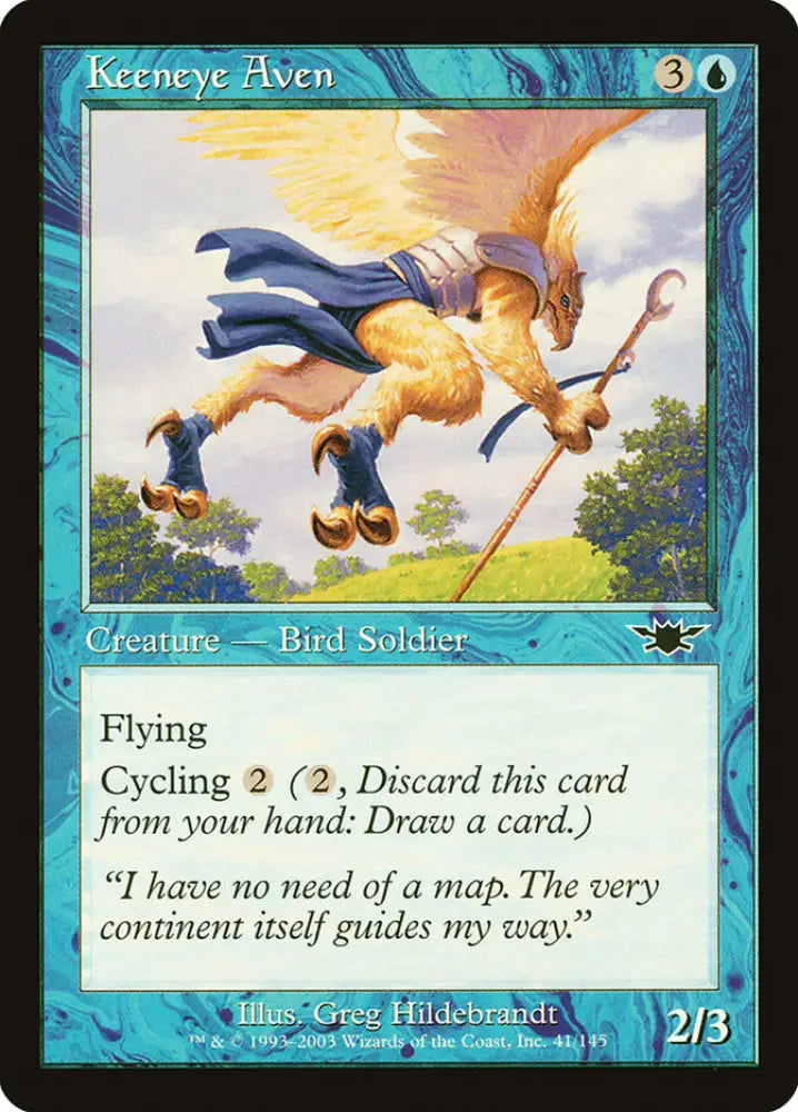 Keeneye Aven [Legions] - MTG Single
