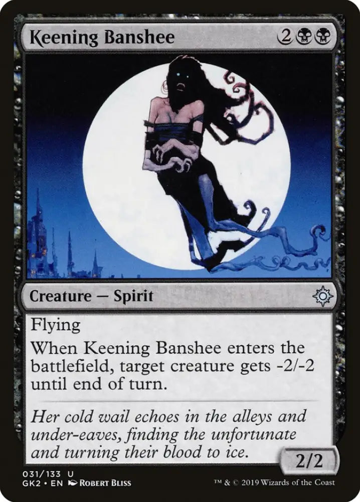 Keening Banshee [Ravnica Allegiance Guild Kit] - MTG Single