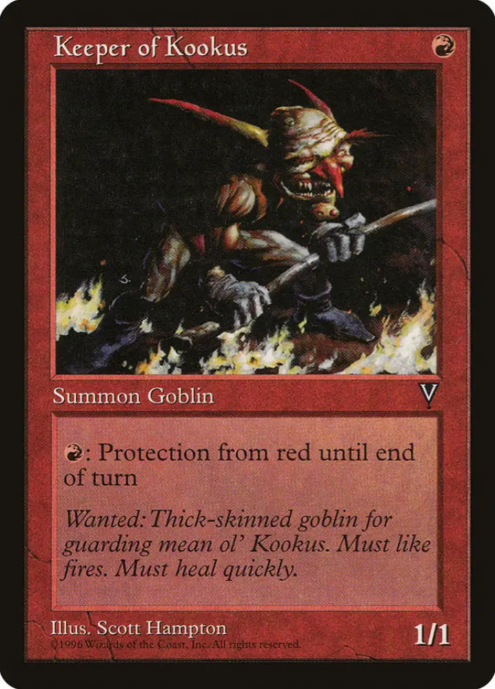 Keeper of Kookus [Visions] - MTG Single