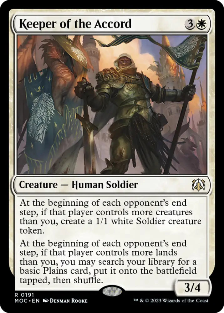 Keeper of the Accord [March of the Machine Commander] - MTG Single