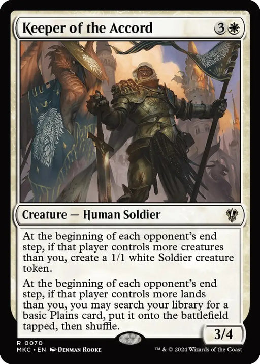 Keeper of the Accord [Murders at Karlov Manor Commander] - MTG Single