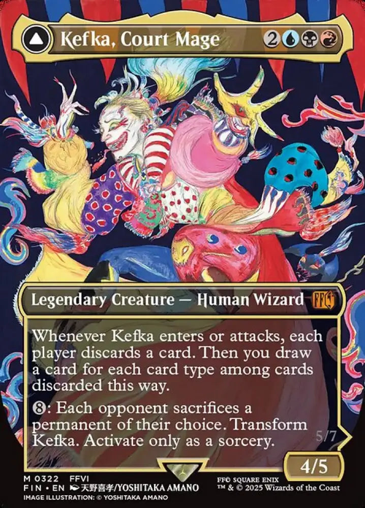 Kefka, Court Mage // Kefka, Ruler of Ruin (322) [Final Fantasy]