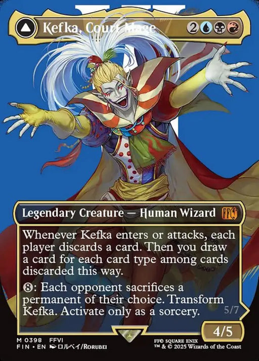 Kefka, Court Mage // Kefka, Ruler of Ruin (398) [Final Fantasy]