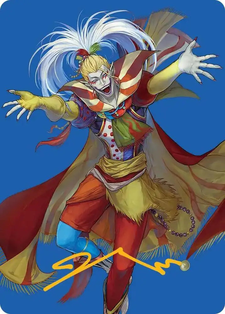 Kefka, Court Mage Art Card (Gold-Stamped Signature) (46) [Final Fantasy Art Series]