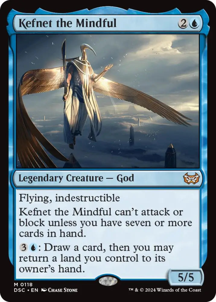 Kefnet the Mindful [Duskmourn: House of Horror Commander] - MTG Single