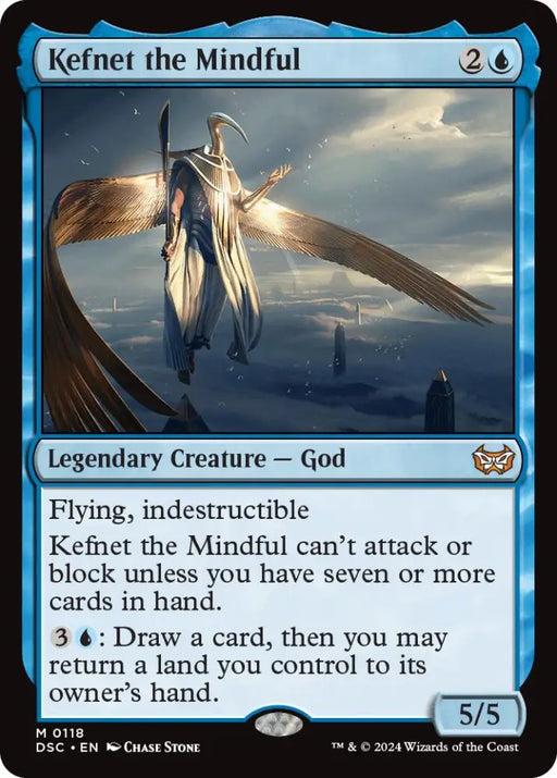 Kefnet the Mindful [Duskmourn: House of Horror Commander] - MTG Single