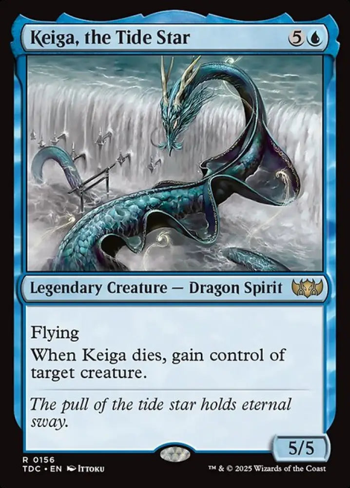 Keiga, the Tide Star (156) [Tarkir: Dragonstorm Commander]