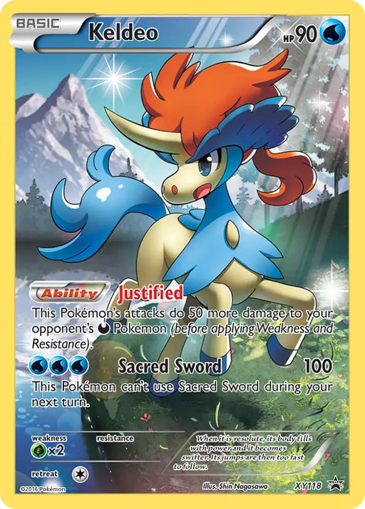 Keldeo (XY118) [XY: Black Star Promos] - Pokemon Single