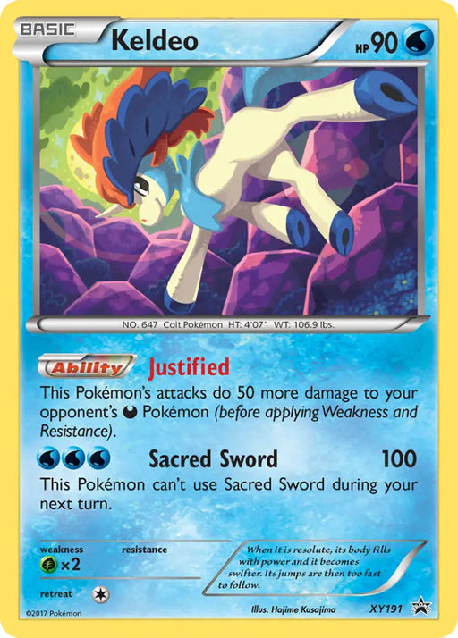 Keldeo (XY191) [XY: Black Star Promos] - Pokemon Single