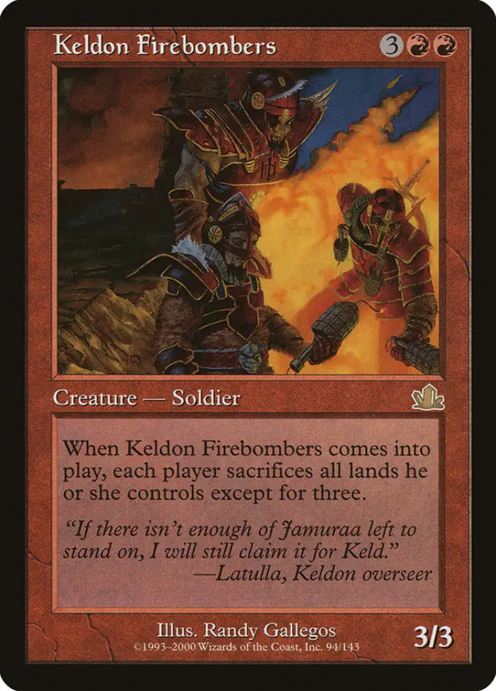 Keldon Firebombers [Prophecy] - MTG Single