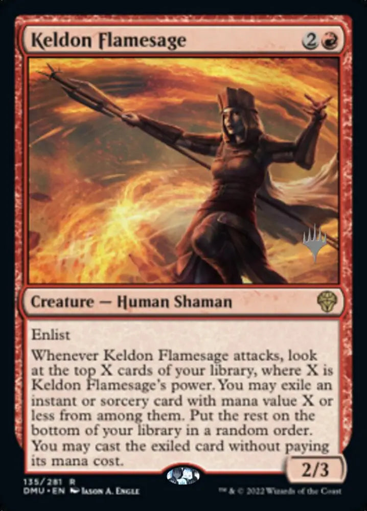 Keldon Flamesage (Promo Pack) [Dominaria United Promos] - MTG Single