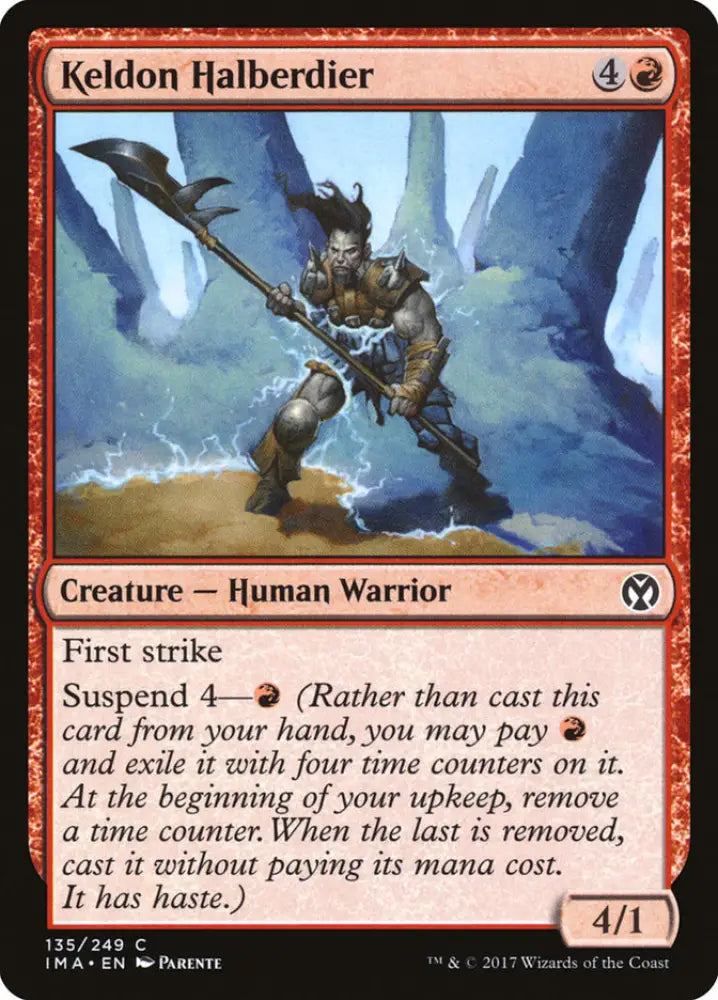 Keldon Halberdier [Iconic Masters] - MTG Single