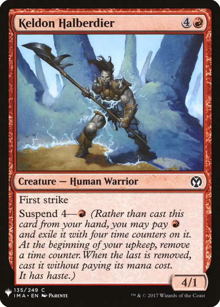 Keldon Halberdier [Mystery Booster] - MTG Single