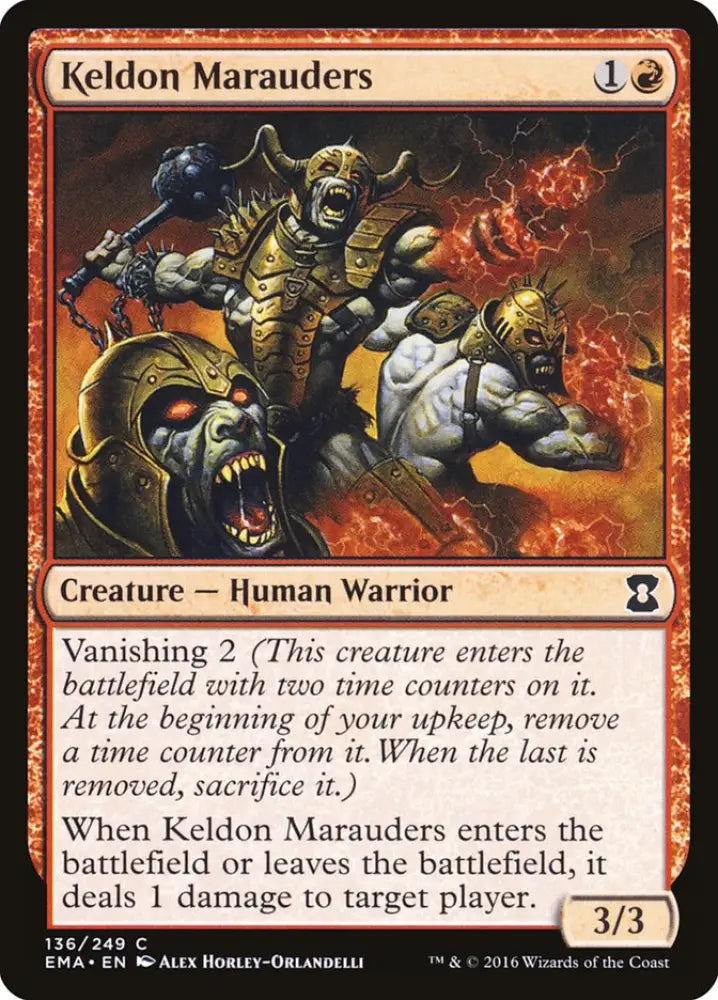 Keldon Marauders [Eternal Masters] - MTG Single