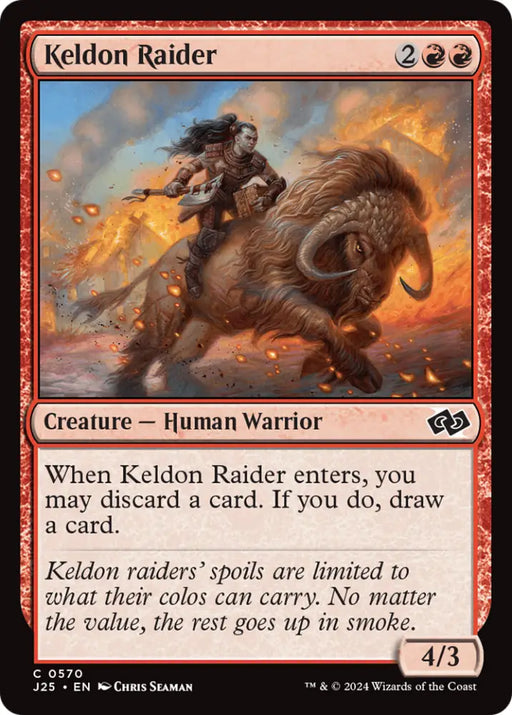 Keldon Raider [Foundations Jumpstart] - MTG Single