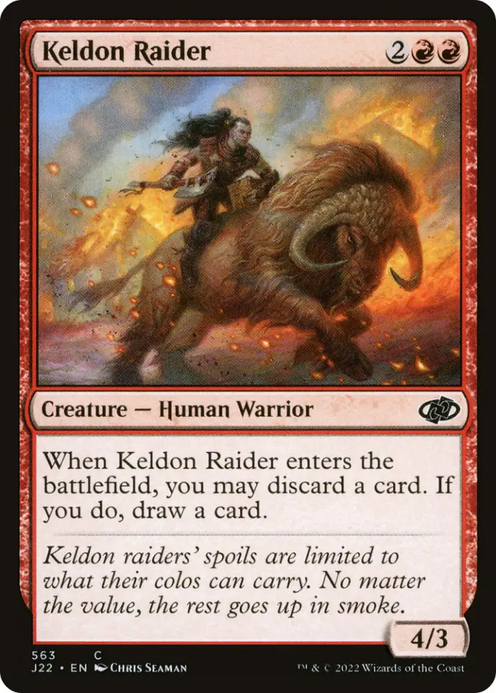 Keldon Raider [Jumpstart 2022] - MTG Single