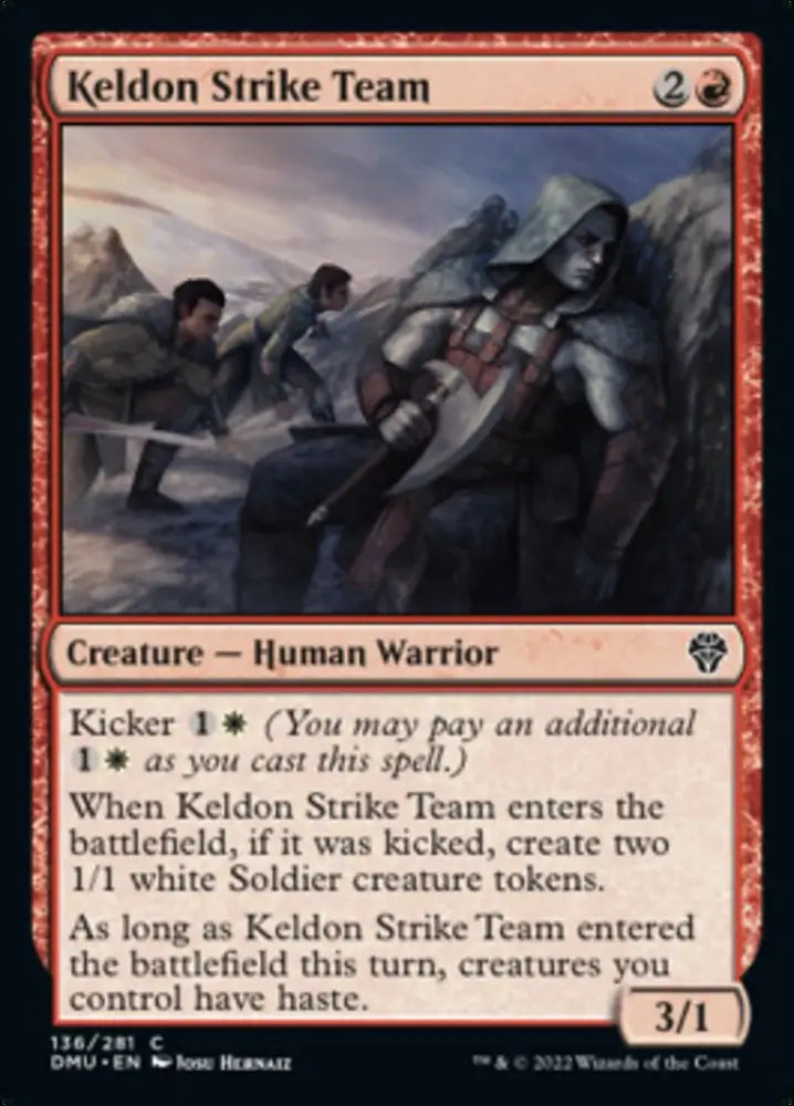 Keldon Strike Team [Dominaria United] - MTG Single