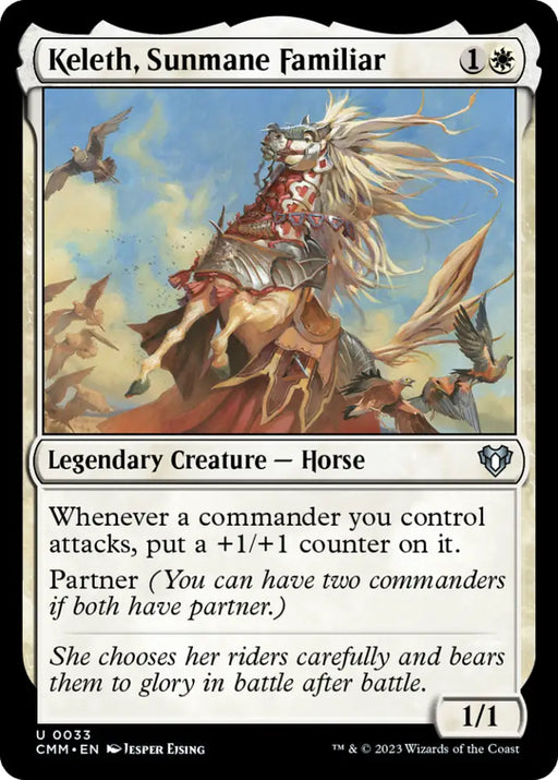 Keleth Sunmane Familiar [Commander Masters] - MTG Single