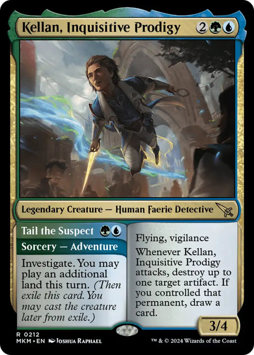 Kellan Inquisitive Prodigy // Tail the Suspect [Murders at Karlov Manor] - MTG Single