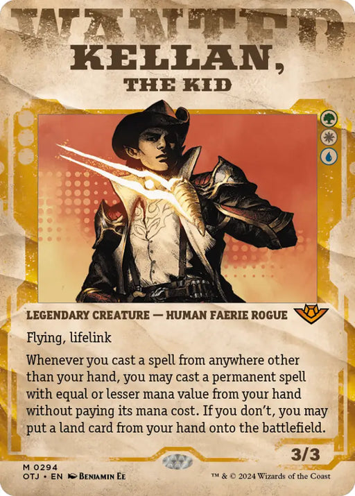 Kellan the Kid (Showcase) [Outlaws of Thunder Junction] - MTG Single