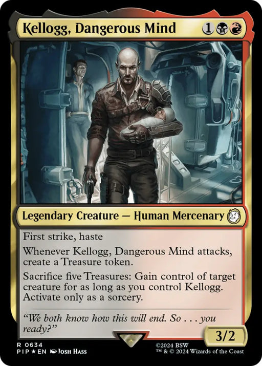 Kellogg Dangerous Mind (Surge Foil) [Fallout] - MTG Single
