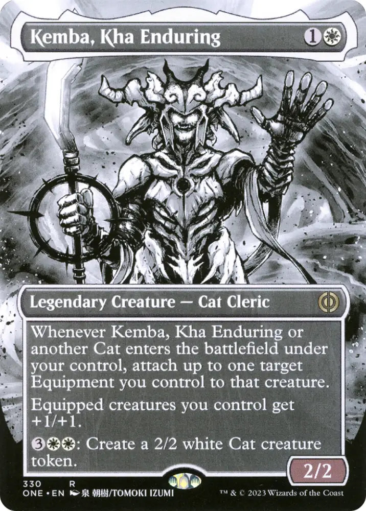 Kemba Kha Enduring (Borderless Manga) [Phyrexia: All Will Be One] - MTG Single