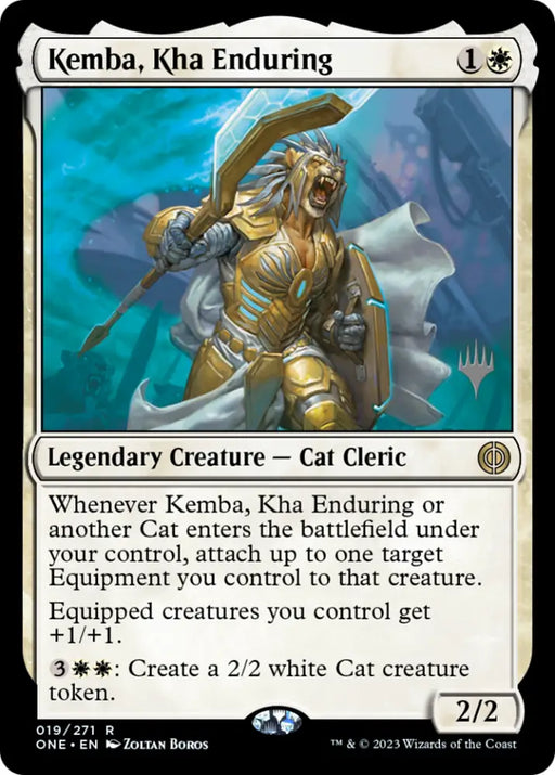 Kemba Kha Enduring (Promo Pack) [Phyrexia: All Will Be One Promos] - MTG Single